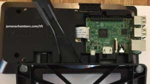 Raspberry Pi 7" Kali Build with backplate off