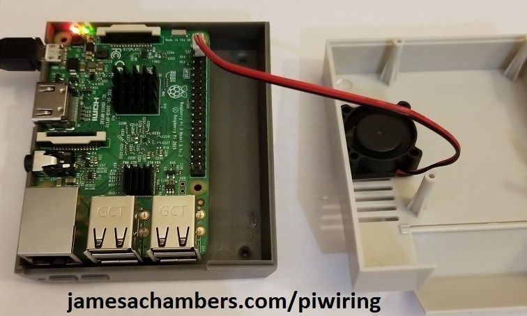 Pi Classic Fan Case Open